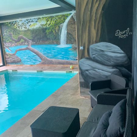 Cottage Piscine Interieure31Degres Zoo La Fleche24H Du Mans Clermont-Creans Luaran gambar
