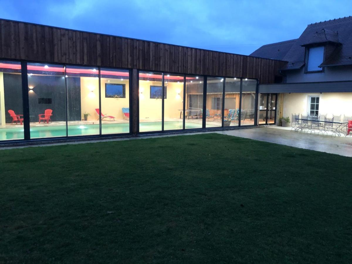 Cottage Piscine Interieure31Degres Zoo La Fleche24H Du Mans Clermont-Creans Luaran gambar