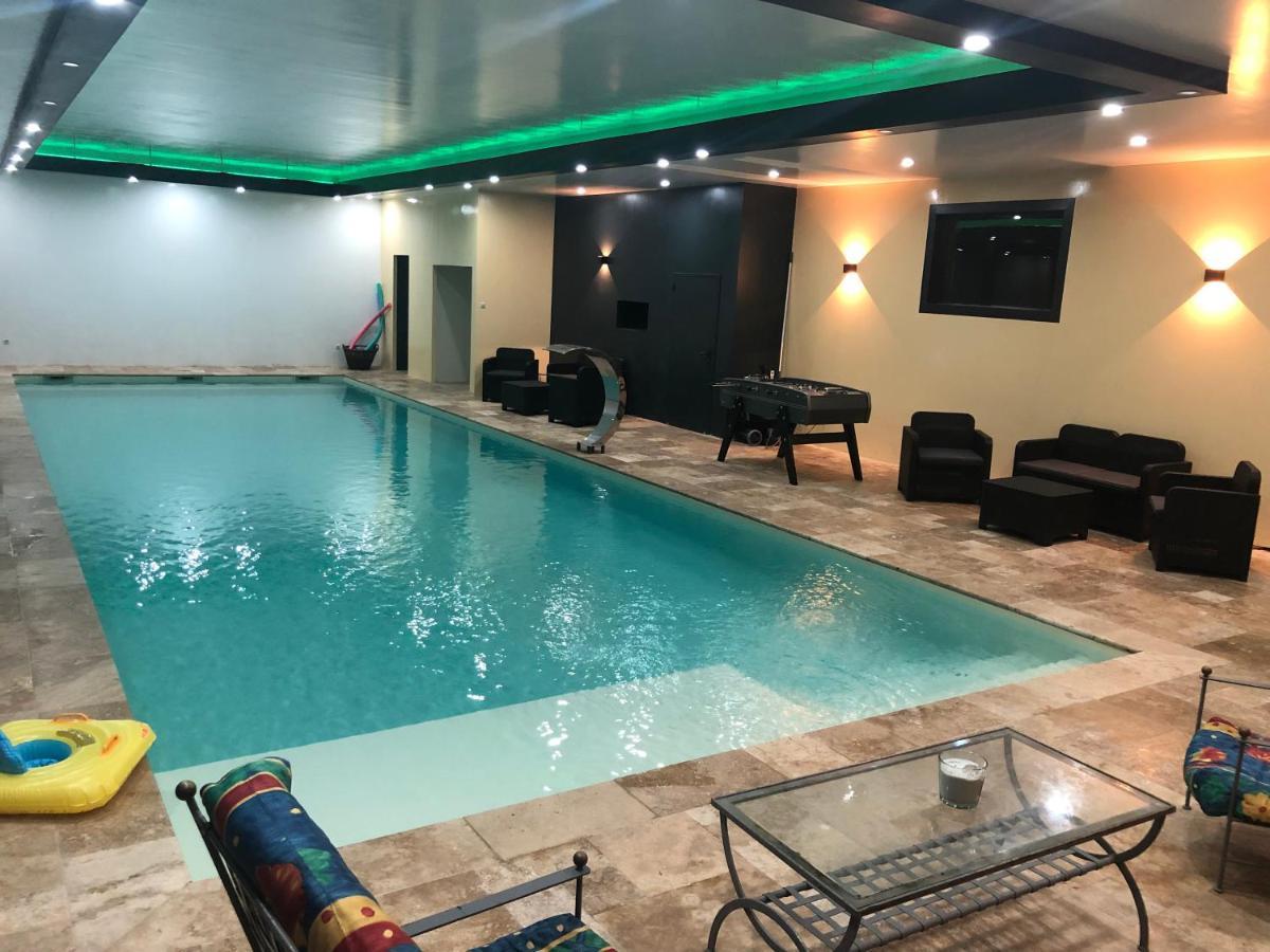Cottage Piscine Interieure31Degres Zoo La Fleche24H Du Mans Clermont-Creans Luaran gambar